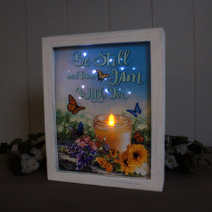 I Am With You Lighted Shadow Box
