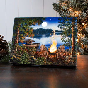 Lakeside 8x6 Lighted Tabletop Canvas