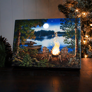Lakeside 8x6 Lighted Tabletop Canvas