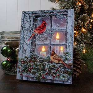 Together for Christmas 8x6 Lighted Tabletop Canvas