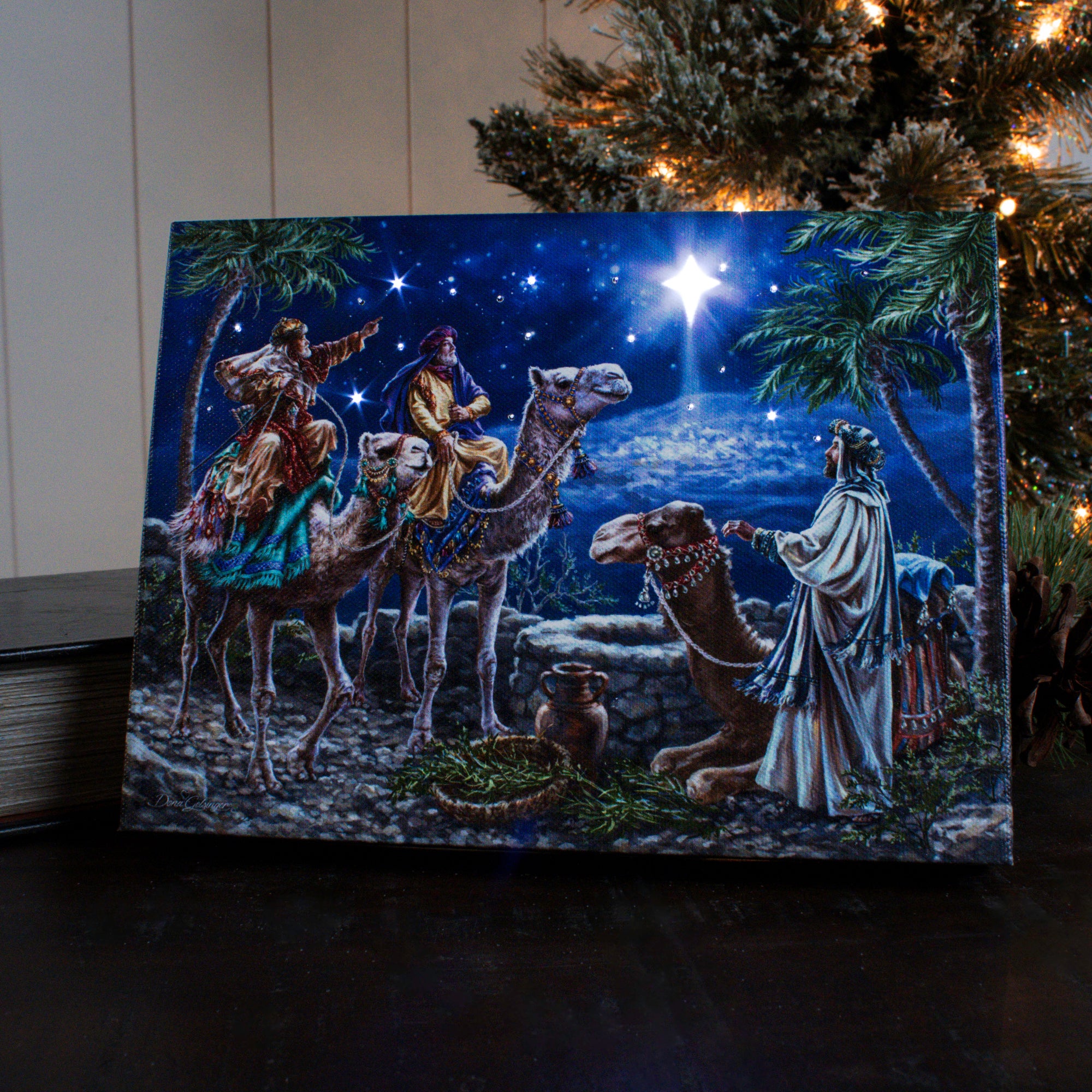 The Magi 8x6 Lighted Tabletop Canvas