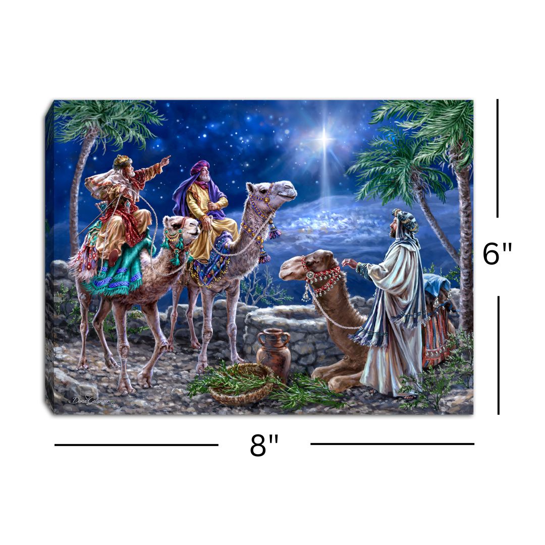 The Magi 8x6 Lighted Tabletop Canvas