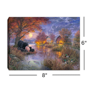 Black Bear Farms 8x6 Lighted Tabletop Canvas