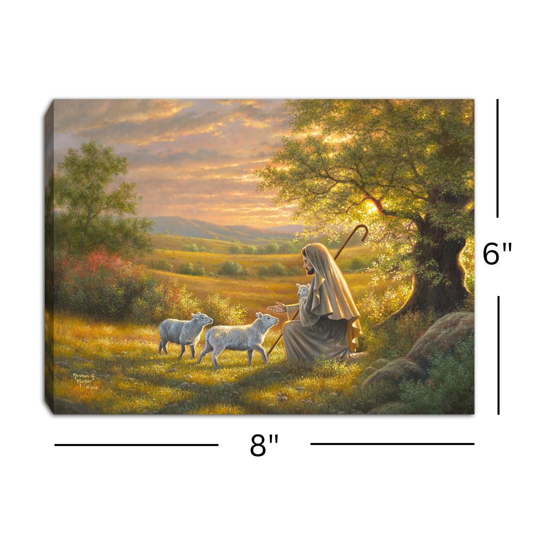 Come Unto Me 8x6 Lighted Tabletop Canvas