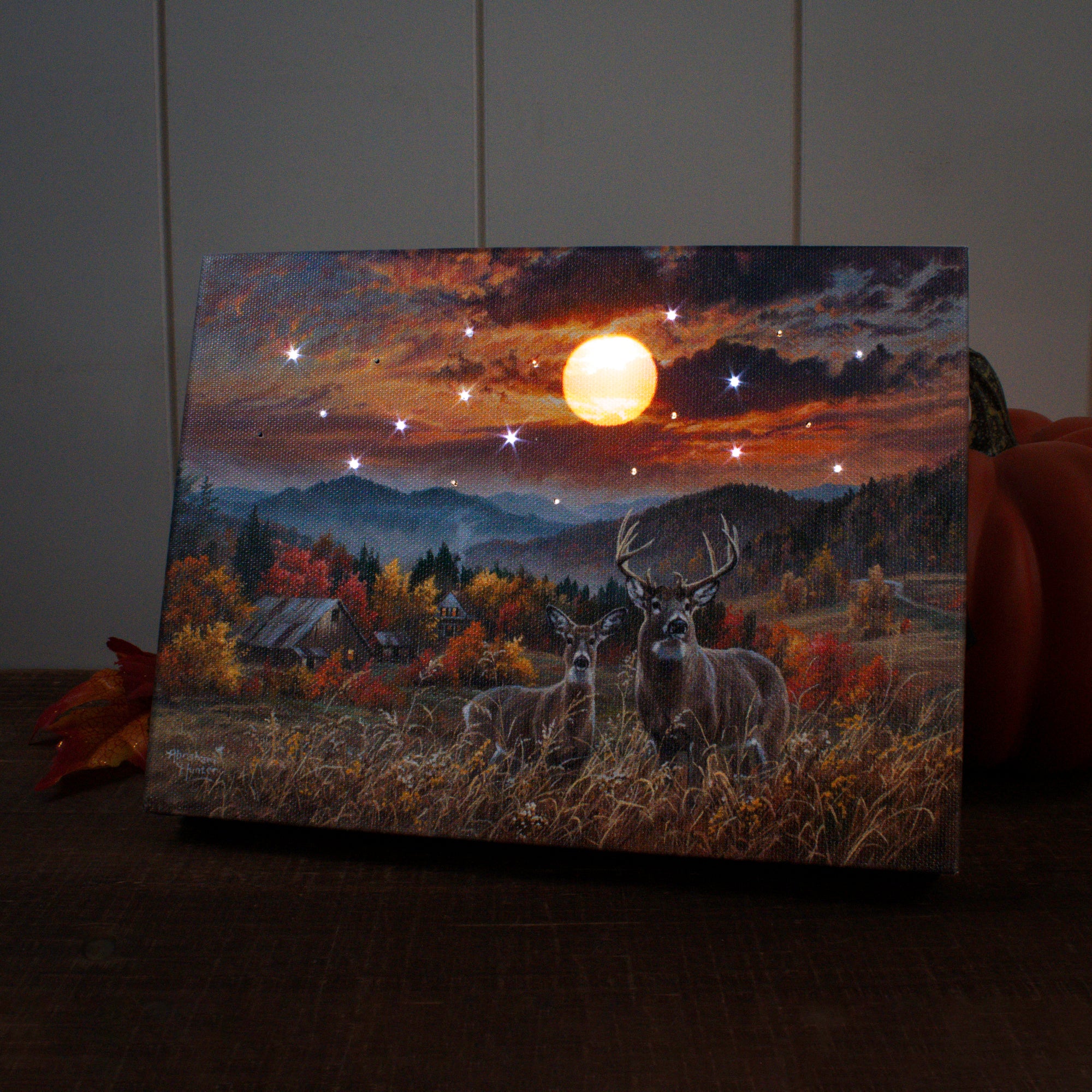 November Light 8x6 Lighted Tabletop Canvas
