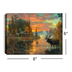 The Great North 8x6 Lighted Tabletop Canvas