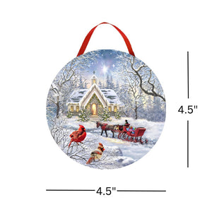 Sleigh Ride LED ornament