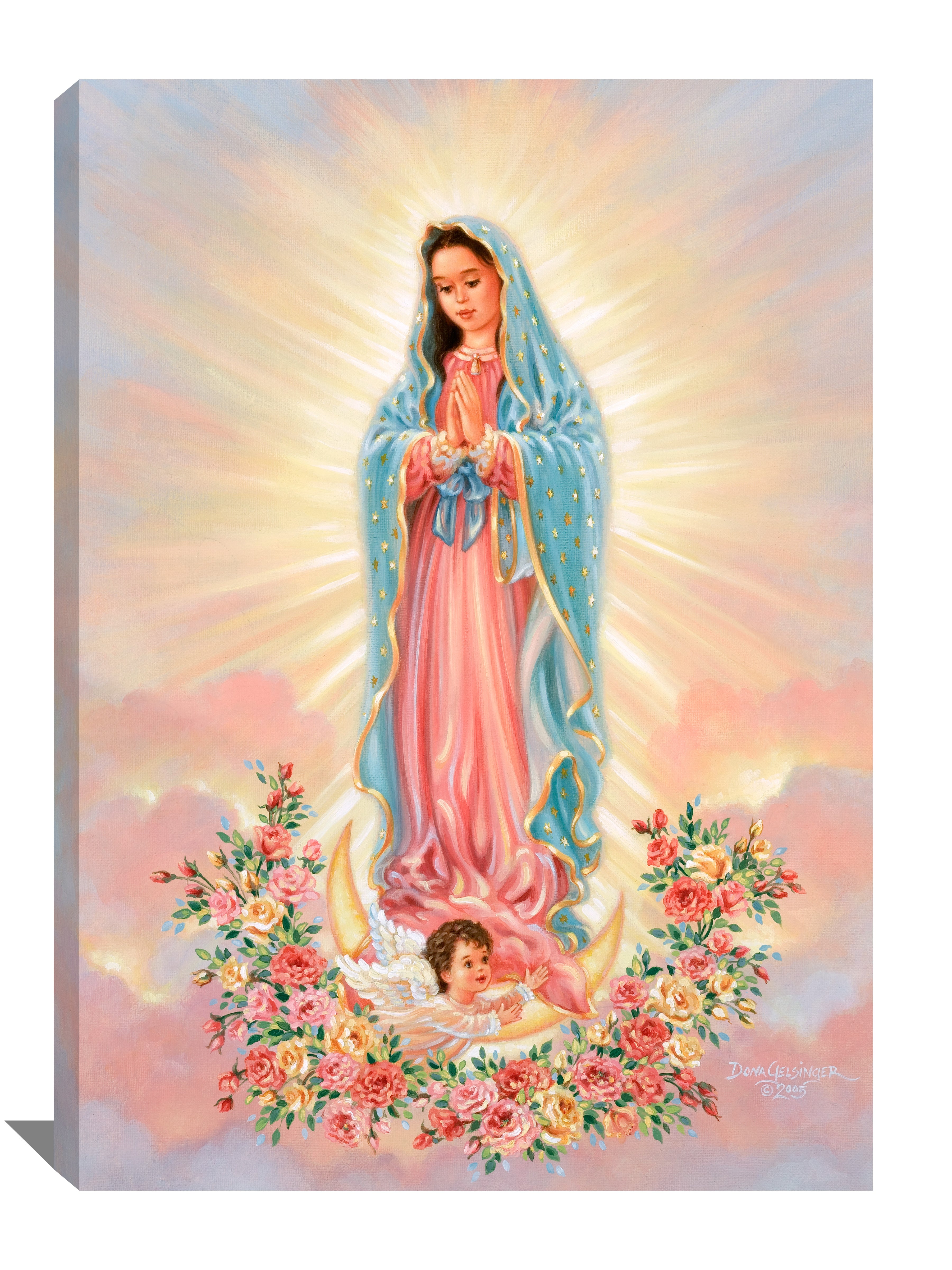 Our Lady of Guadalupe Virgin Mary Religious Art Prints That GLOW