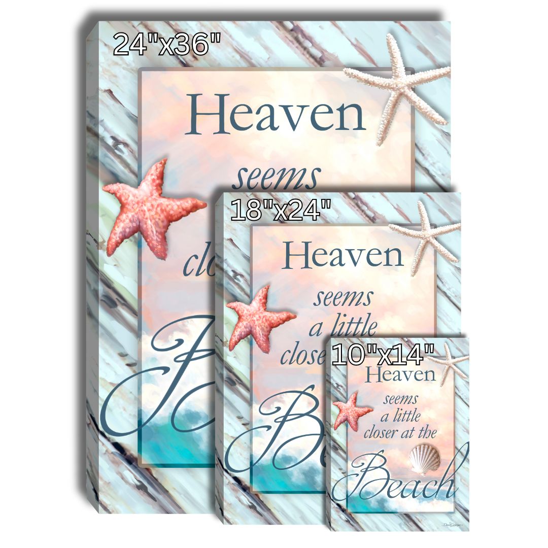 Heaven at the Beach Canvas Wall Art