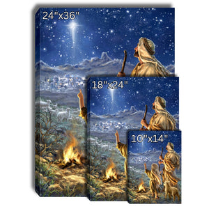 Shepherds Keeping Watch Canvas Wall Art