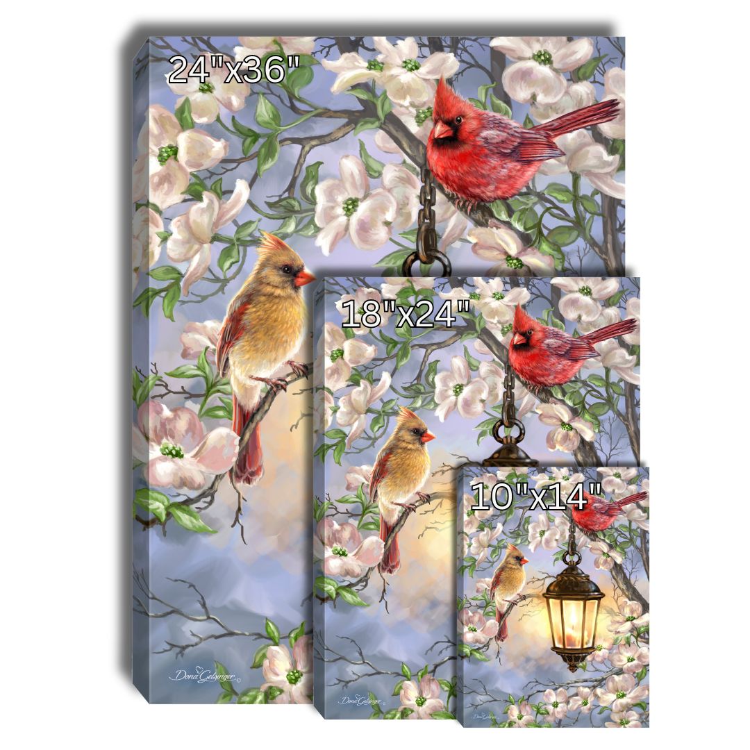 Spring Lantern Canvas Wall Art