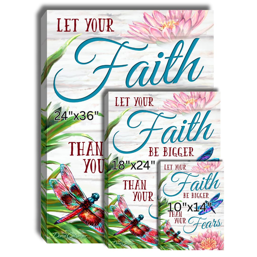 Faith Over Fear Canvas Wall Art