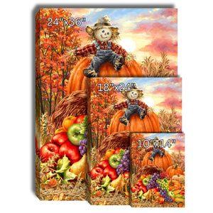 Harvest Cornucopia Canvas Wall Art