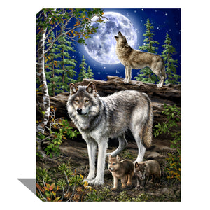 The Wolf Pack Canvas Wall Art