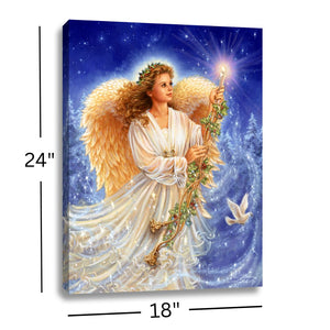 Stardust Angel 18x24 Fully Illuminated LED Wall Art