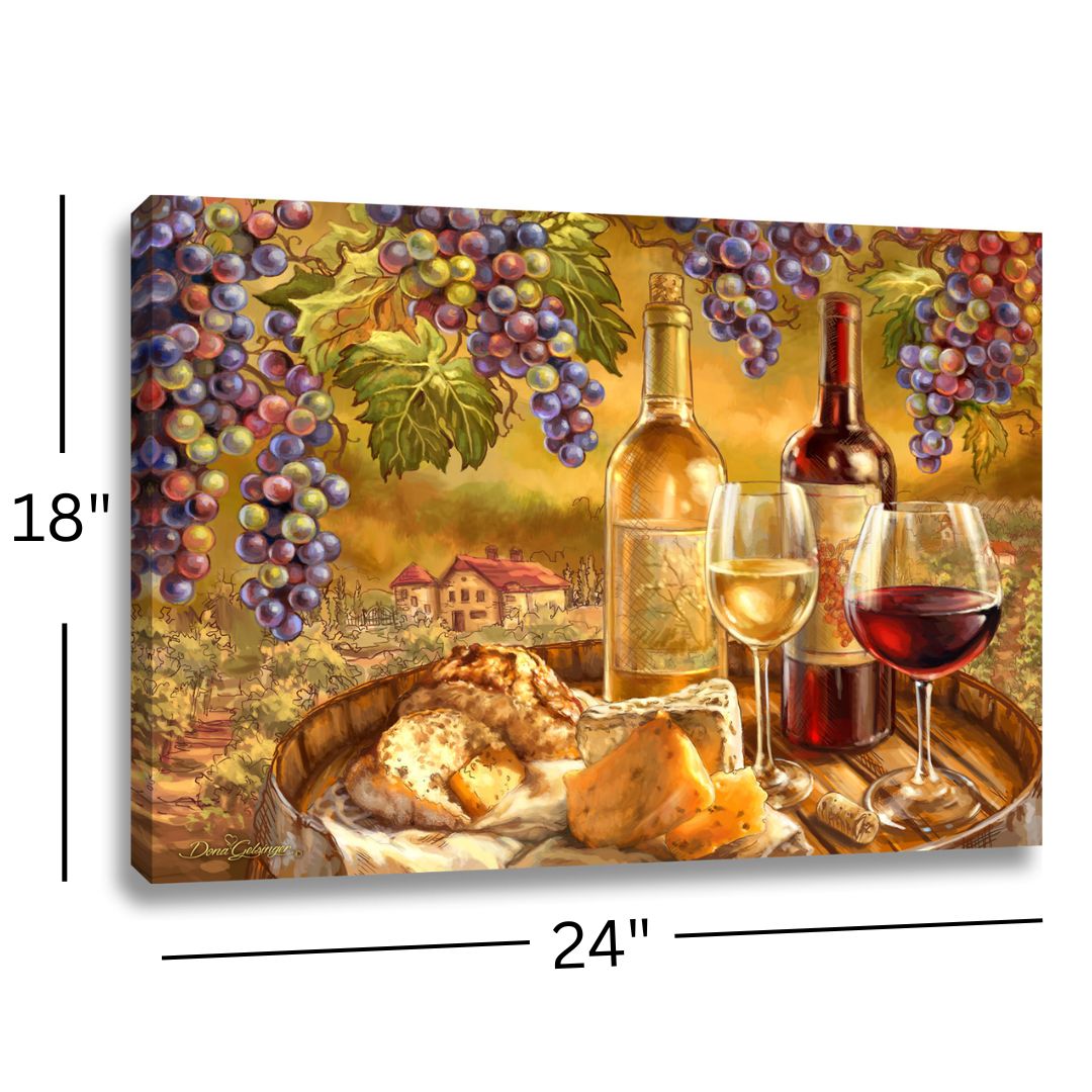 In Vino Veritas 18x24 Fully Illuminated LED Wall Art