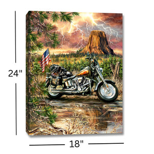 The Open Road 18x24 Fully Illuminated LED Wall Art