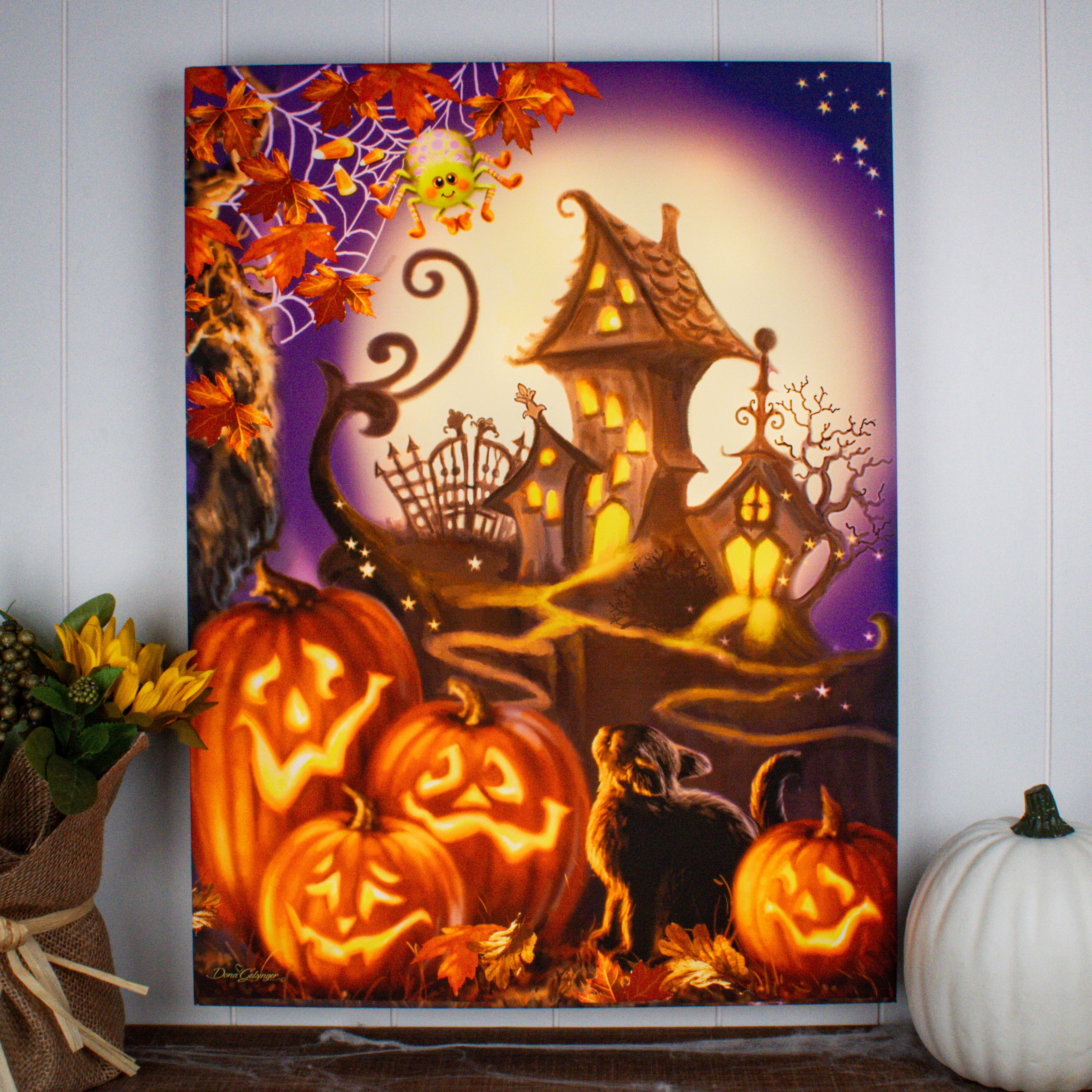 Haunted House Canvas Print hotsell