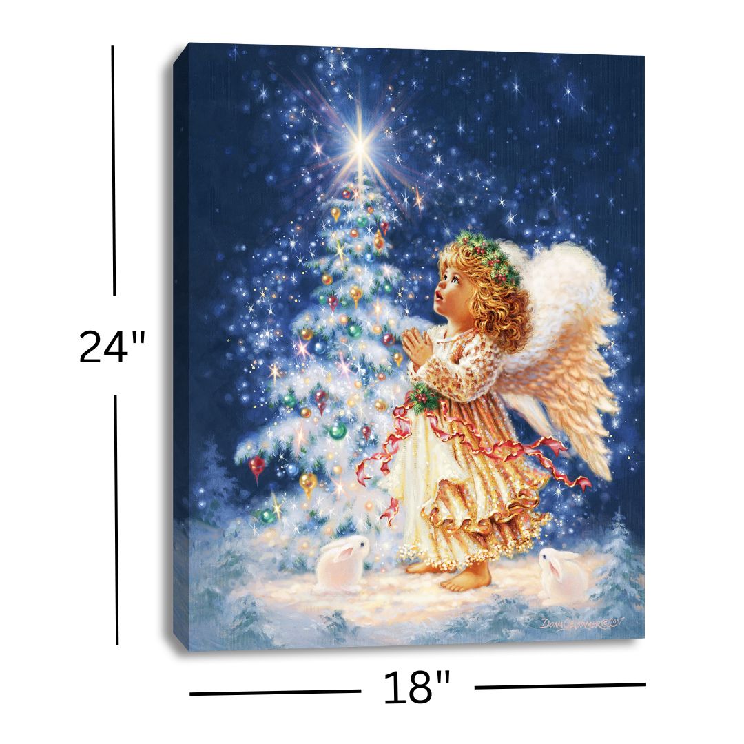 My Christmas Wish 18x24 Fully Illuminated LED Wall Art