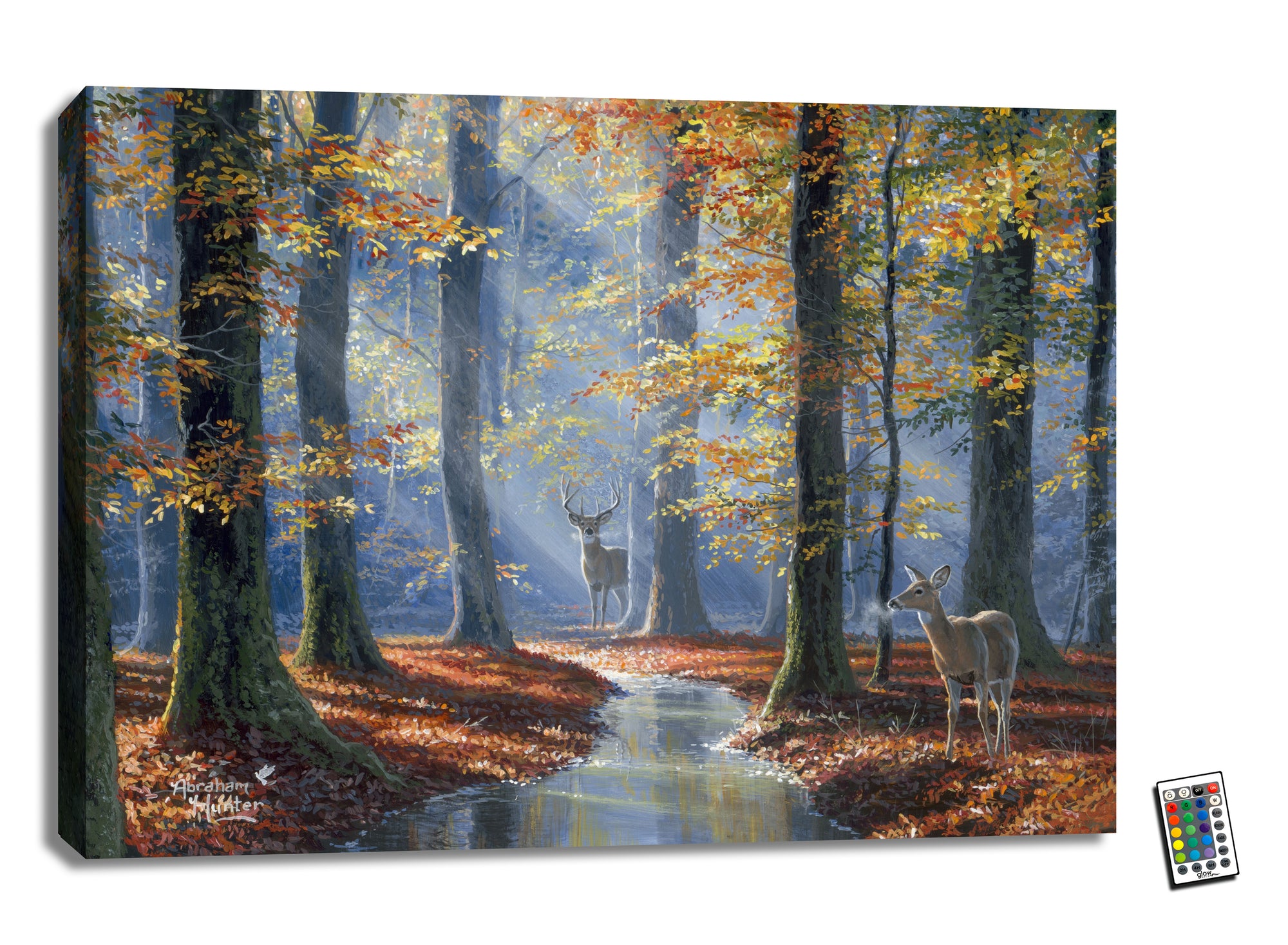 October Courtship 18x24 Fully Illuminated LED Wall Art