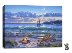 Beach 18x24 Fully Illuminated LED Wall Art