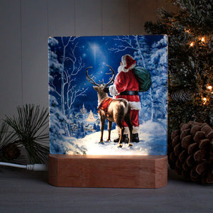 Starry Night Santa LED Nightlight