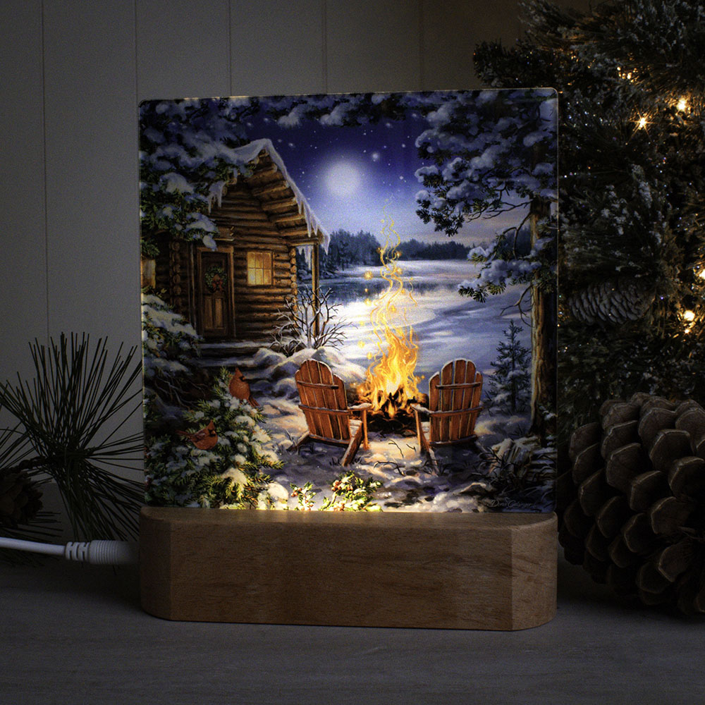 Christmas at the Lake LED Nightlight