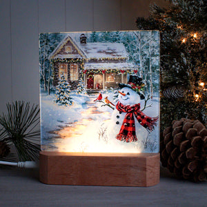 Cottage in the Snow LED Nightlight