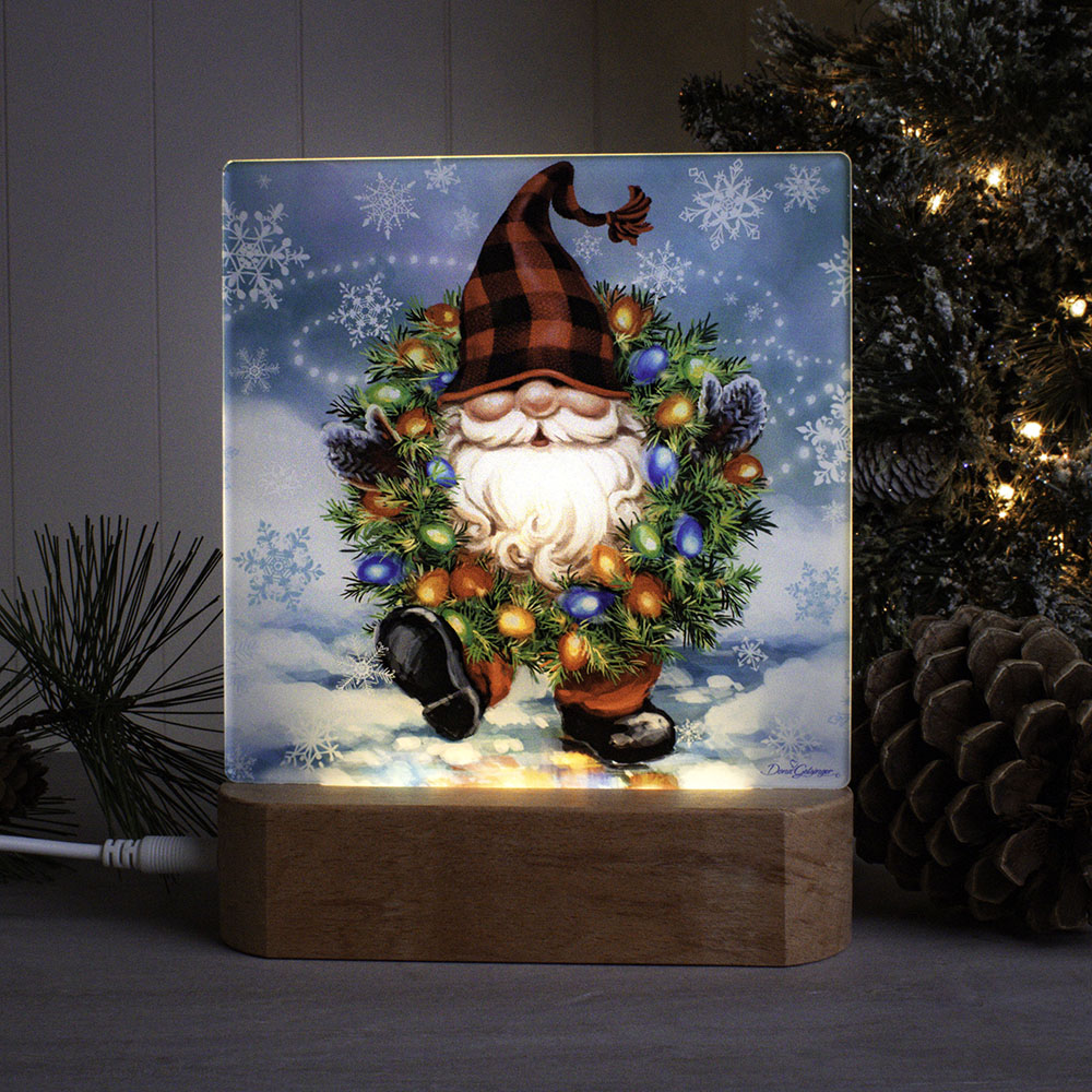 Gnome for the Holidays LED Nightlight