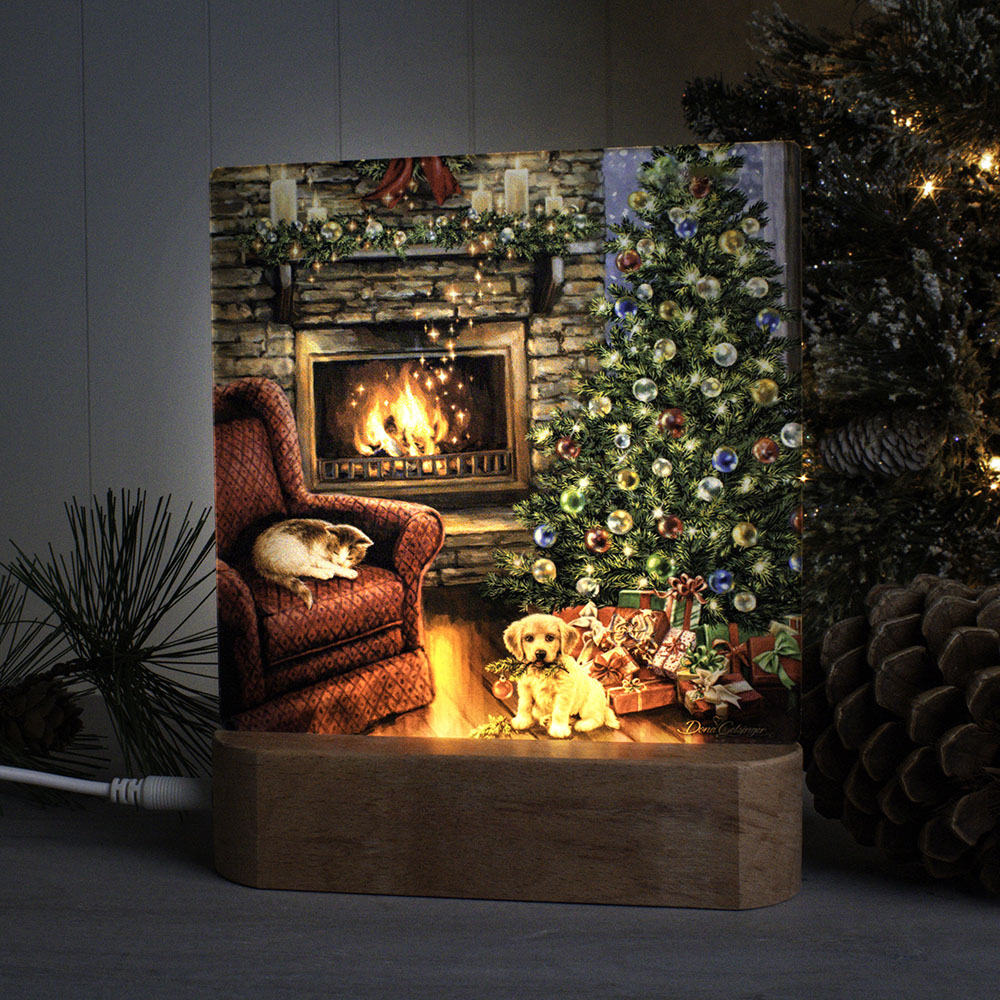 Fireside Christmas LED Nightlight