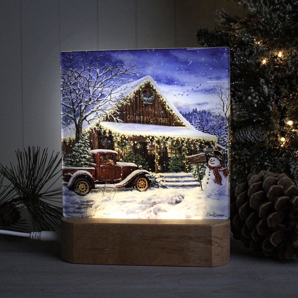 Country Store Christmas LED Nightlight