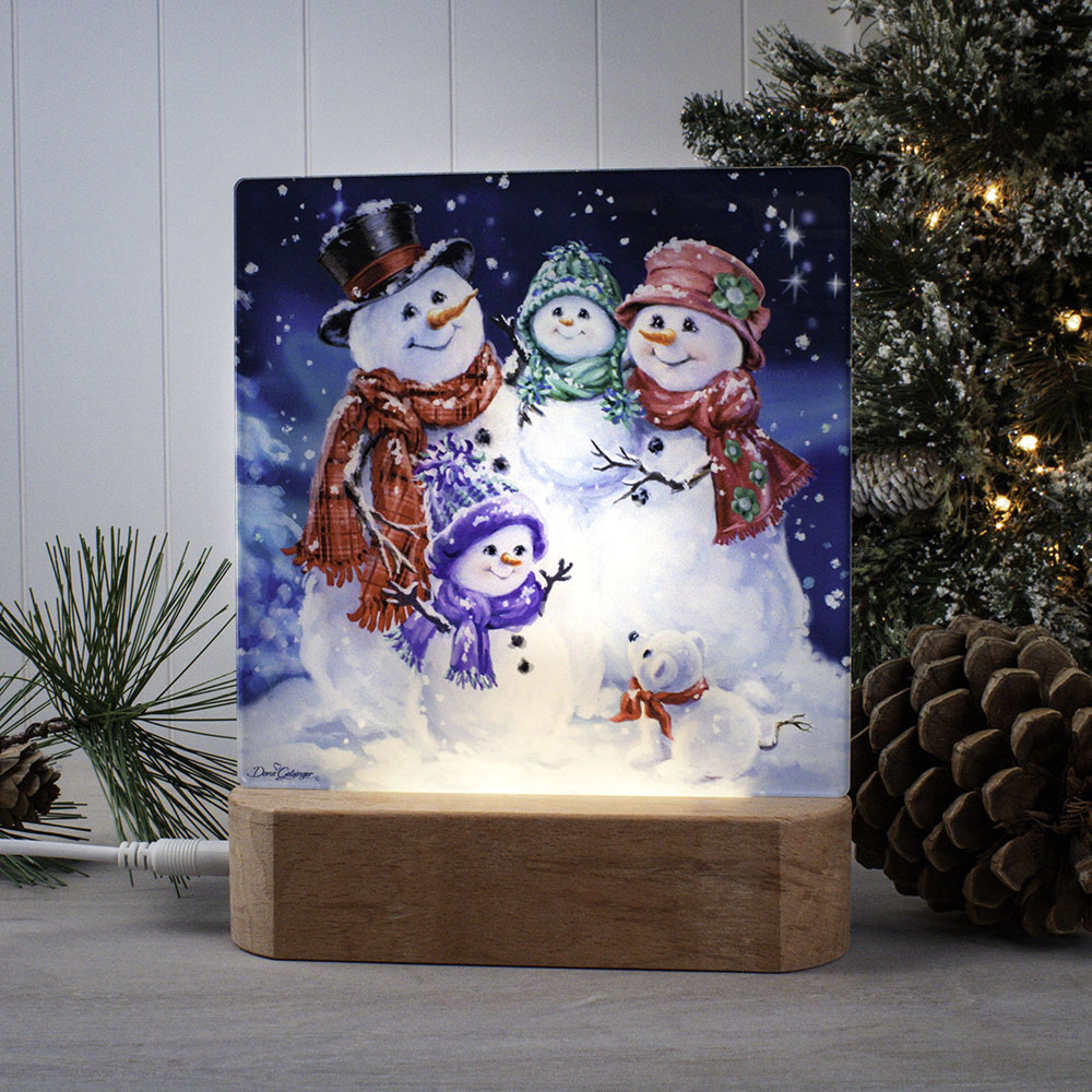 Snowflake Family LED Nightlight