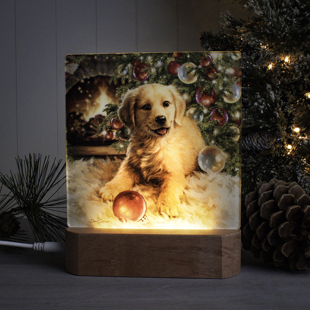 Christmas Puppy LED Nightlight