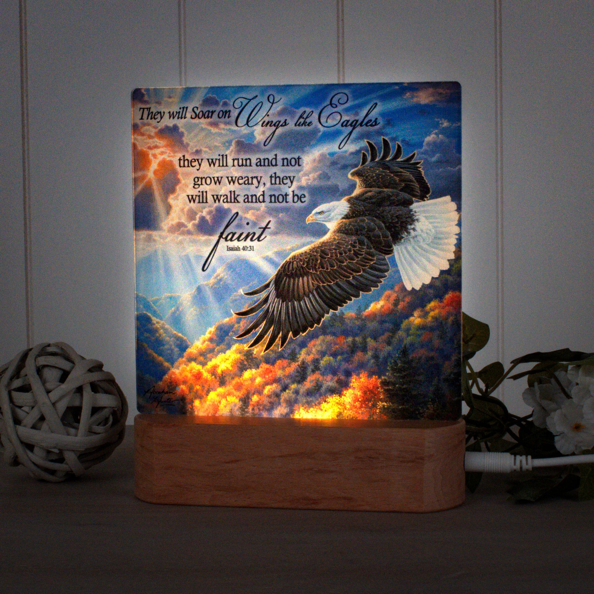 Freedom with Scripture LED Nightlight