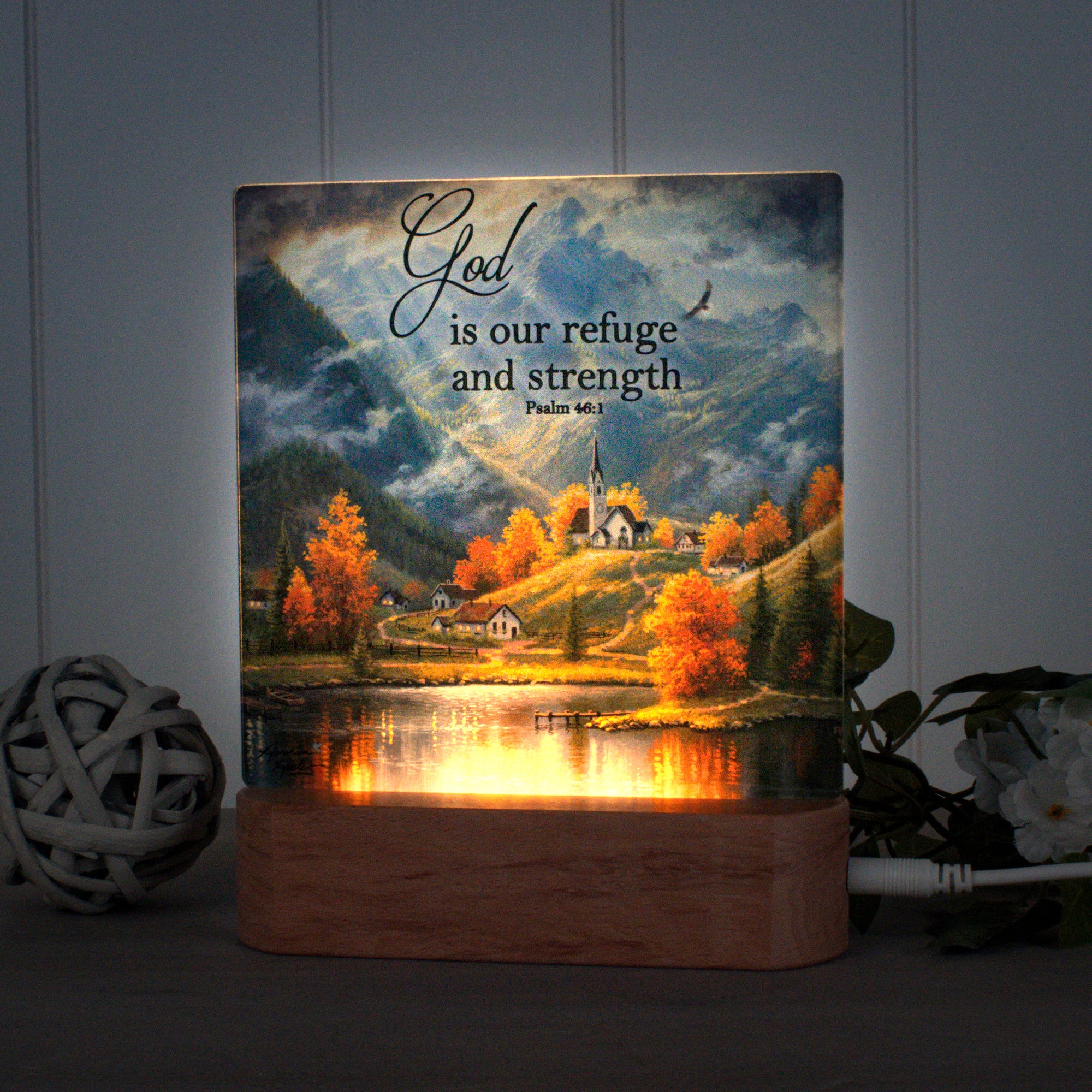 In Spirit in Truth with Scripture LED Nightlight