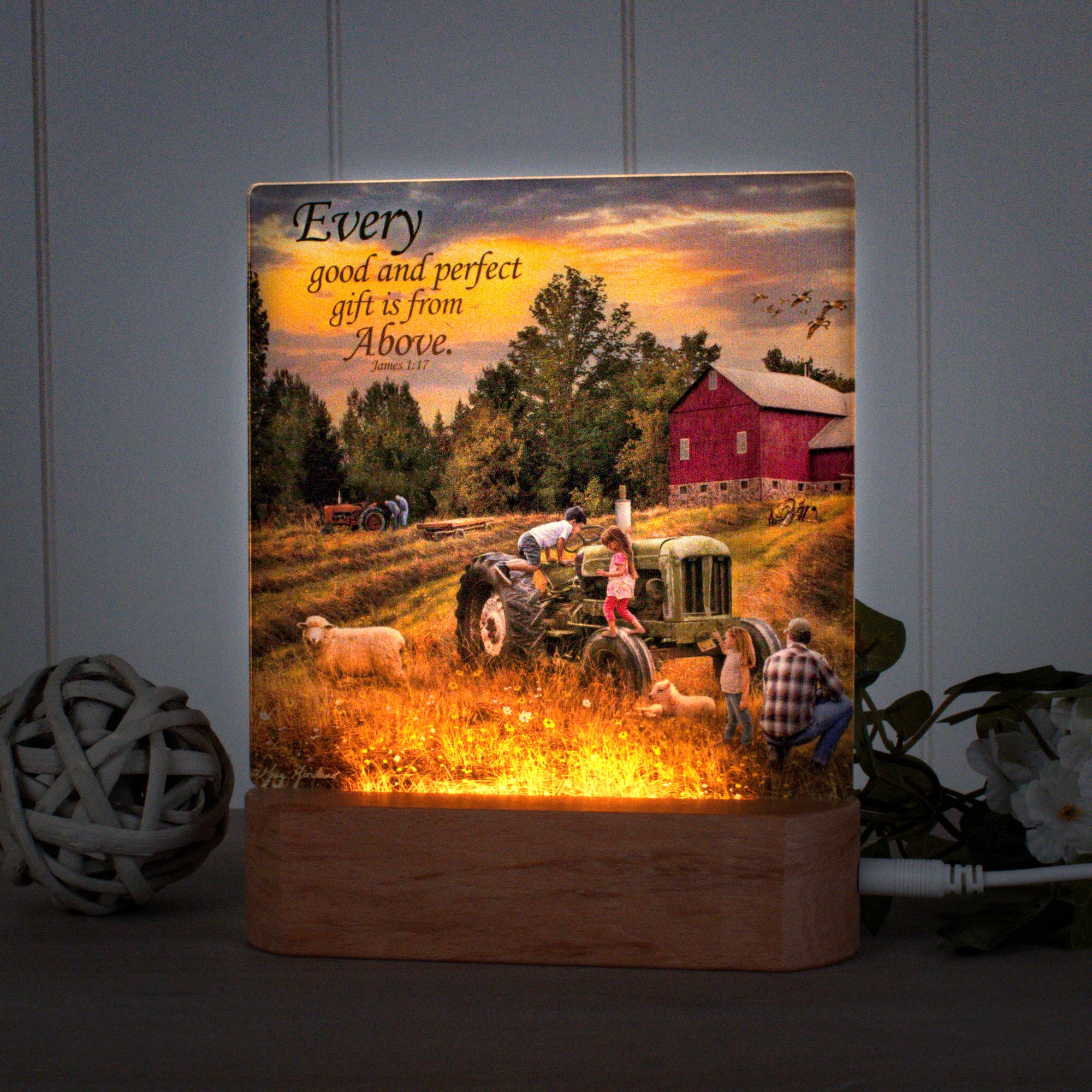 Gift from Above with Scripture LED Nightlight