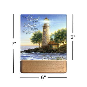 The Lighthouse with Scripture LED Nightlight